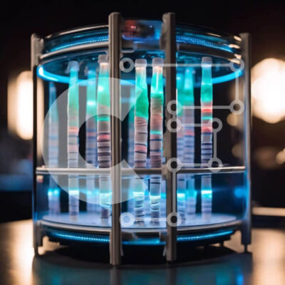 Intra Συλλεκτικό Ξύλινο Παζλ Plywood 4mm - Κυκλική επιστημονική συσκευή με σωλήνες και φώτα LED Σε Ξύλινο Κουτί - Διαστάσεις Puzzle: 10x10 cm – 25 κομμάτια - Image 1