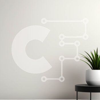 Intra Συλλεκτικό Ξύλινο Παζλ Plywood  4mm - Λευκό βάζο με φυτό σε γλάστρα σε μαύρο σκαμπό Σε Ξύλινο Κουτί - Διαστάσεις Puzzle: 10x10 cm – 25 κομμάτια - Image 1