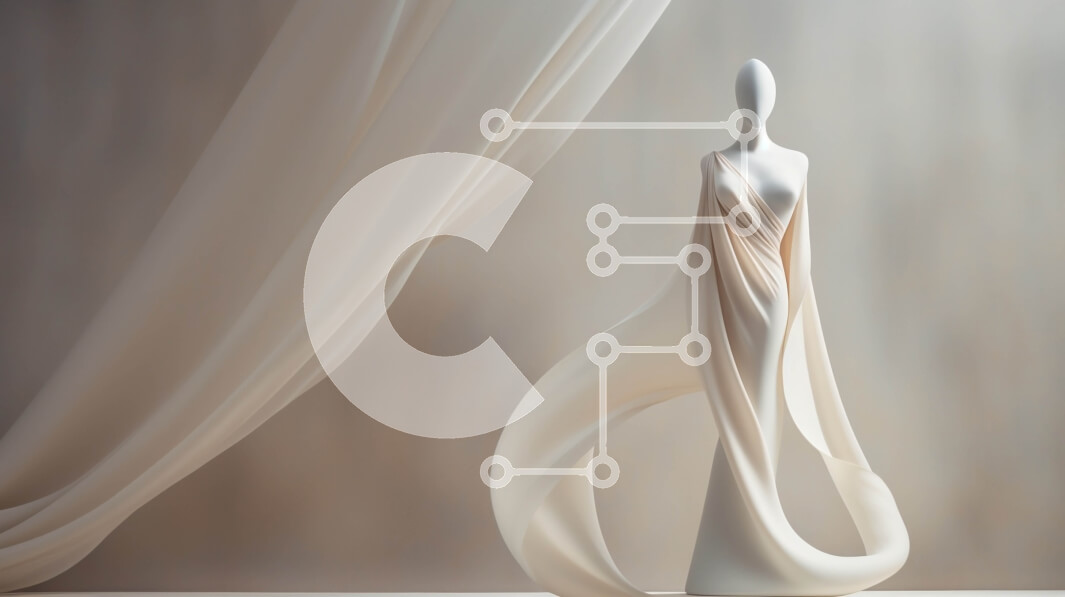 Intra Συλλεκτικό Ξύλινο Παζλ Plywood  4mm - Λευκό γλυπτό μπροστά από την αδιαφανή κουρτίνα Σε Ξύλινο Κουτί - Διαστάσεις Puzzle: 10x10 cm – 25 κομμάτια