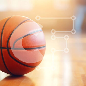 Intra Συλλεκτικό Ξύλινο Παζλ Plywood  4mm - Μπάσκετ σε ένα ξύλινο γήπεδο Σε Ξύλινο Κουτί - Διαστάσεις Puzzle: 10x10 cm – 25 κομμάτια - Image 1