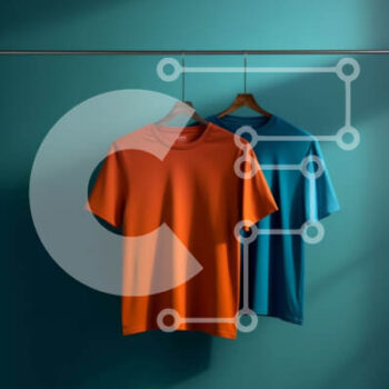 Intra Συλλεκτικό Ξύλινο Παζλ Plywood  4mm - Κομψά T-Shirts κρεμασμένα στη σχάρα ρούχων προς πώληση Σε Ξύλινο Κουτί - Διαστάσεις Puzzle: 10x10 cm – 25 κομμάτια - Image 1