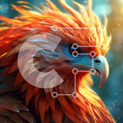 Intra Συλλεκτικό Ξύλινο Παζλ Plywood  4mm - Εκπληκτική φωτογραφία ενός άγριου πουλιού έτοιμου να πετάξει Σε Ξύλινο Κουτί - Διαστάσεις: 10x10 cm – 25 κομμάτια - Image 1