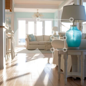 Intra Συλλεκτικό Ξύλινο Παζλ Plywood  4mm - Όμορφο σαλόνι με φυσικό φως και ξύλινο πάτωμα Σε Ξύλινο Κουτί - Διαστάσεις Puzzle: 10x10 cm – 25 κομμάτια