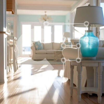 Intra Συλλεκτικό Ξύλινο Παζλ Plywood 4mm - Όμορφο σαλόνι με φυσικό φως και ξύλινο πάτωμα Σε Ξύλινο Κουτί - Διαστάσεις Puzzle: 10x10 cm – 25 κομμάτια - Image 1