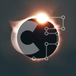 Intra Συλλεκτικό Ξύλινο Παζλ Plywood  4mm - Εκπληκτική εικόνα μιας έκλειψης ηλίου με μερικώς σκοτισμένο ήλιο Σε Ξύλινο Κουτί - Διαστάσεις: 10x10 cm – 25 κομμάτια