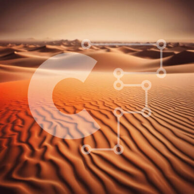 Intra Συλλεκτικό Ξύλινο Παζλ Plywood  4mm - Έρημο τοπίο με αμμόλοφους και καταγάλανο ουρανό Σε Ξύλινο Κουτί - Διαστάσεις: 10x10 cm – 25 κομμάτια - Image 1