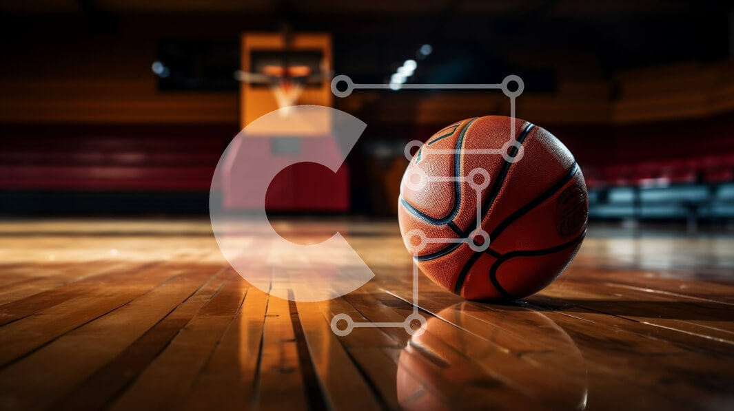 Intra Συλλεκτικό Ξύλινο Παζλ Plywood  4mm - Μπάσκετ στο ξύλινο γήπεδο Σε Ξύλινο Κουτί - Διαστάσεις Puzzle: 10x10 cm – 25 κομμάτια