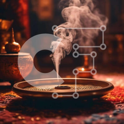 Intra Συλλεκτικό Ξύλινο Παζλ Plywood  4mm - Θυμιατήριο με καπνό για διαλογισμό και γιόγκα Σε Ξύλινο Κουτί - Διαστάσεις Puzzle: 10x10 cm – 25 κομμάτια - Image 1