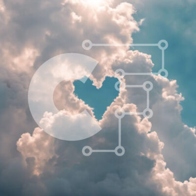 Intra Συλλεκτικό Ξύλινο Παζλ Plywood  4mm - Σύννεφο σε σχήμα καρδιάς: Σύμβολο αγάπης και στοργής Σε Ξύλινο Κουτί - Διαστάσεις: 10x10 cm – 25 κομμάτια - Image 1