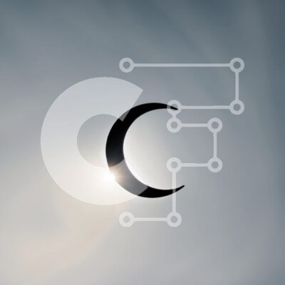 Intra Συλλεκτικό Ξύλινο Παζλ Plywood  4mm - Εκπληκτική εικόνα ενός μισοφέγγαρου σε έναν γκρίζο ουρανό Σε Ξύλινο Κουτί - Διαστάσεις: 10x10 cm – 25 κομμάτια - Image 1