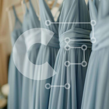 Intra Συλλεκτικό Ξύλινο Παζλ Plywood  4mm - Μπλε φορέματα παράνυμφων στην οθόνη Σε Ξύλινο Κουτί - Διαστάσεις Puzzle: 10x10 cm – 25 κομμάτια - Image 1