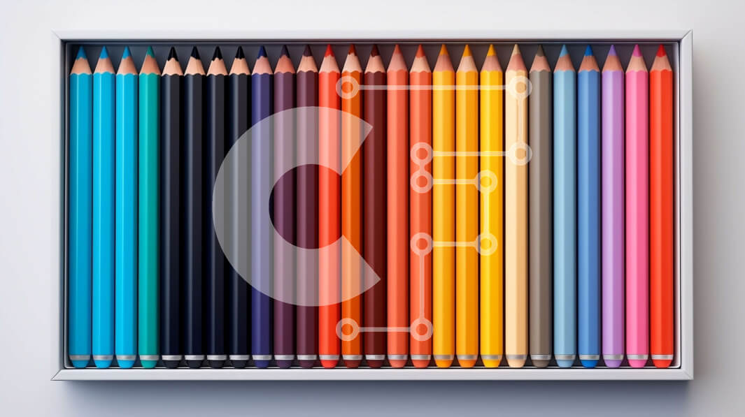 Intra Συλλεκτικό Ξύλινο Παζλ Plywood  4mm - Πολύχρωμα μολύβια σε ένα προσεγμένο λευκό κουτί Σε Ξύλινο Κουτί - Διαστάσεις: 10x10 cm – 25 κομμάτια