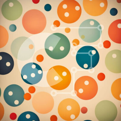 Intra Συλλεκτικό Ξύλινο Παζλ Plywood  4mm - Παιχνιδιάρικο και ζωηρό πολύχρωμο κύκλο χωρίς ραφή πρότυπο Σε Ξύλινο Κουτί - Διαστάσεις Puzzle: 10x10 cm – 25 κομμάτια - Image 1