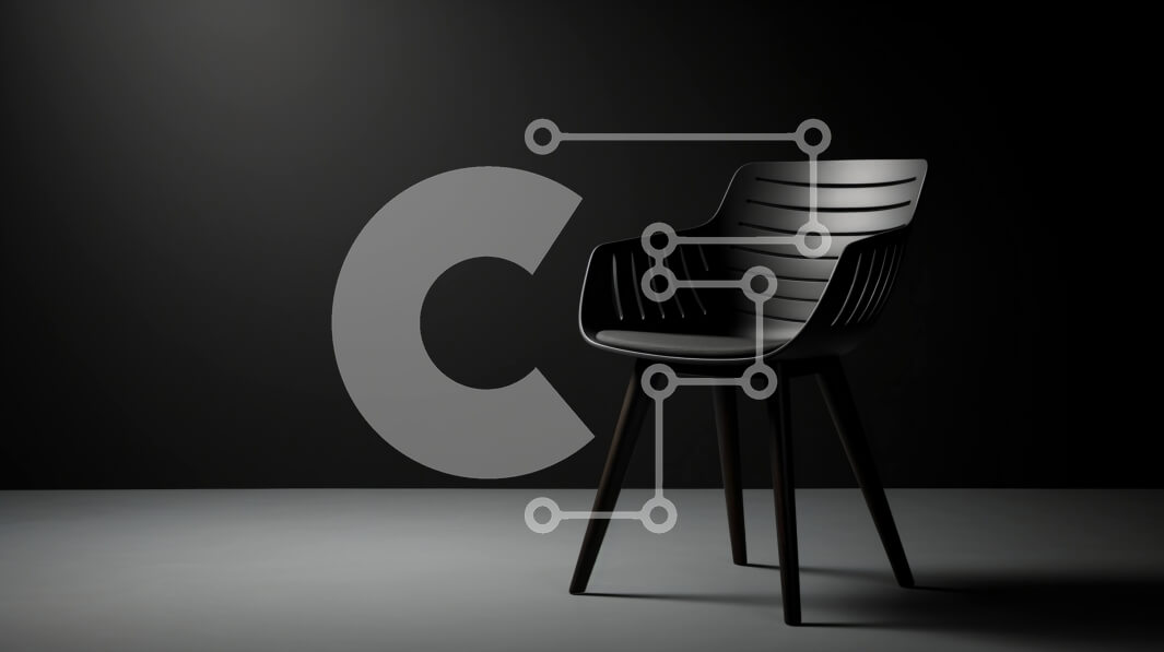 Intra Συλλεκτικό Ξύλινο Παζλ Plywood  4mm - Κομψή και μοντέρνα μαύρη καρέκλα σε δωμάτιο με χαμηλό φωτισμό Σε Ξύλινο Κουτί - Διαστάσεις Puzzle: 10x10 cm – 25 κομμάτια