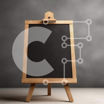 Intra Συλλεκτικό Ξύλινο Παζλ Plywood  4mm - Κενός πίνακας κιμωλίας με το ξύλινο καβαλέτο - Φωτογραφία στοκ της εκπαίδευσης Σε Ξύλινο Κουτί - Διαστάσεις Puzzle: 10x10 cm – 25 κομμάτια - Image 1