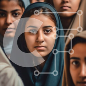 Intra Συλλεκτικό Ξύλινο Παζλ Plywood  4mm - Ομάδα γυναικών που φορούν Hijab - Φωτογραφία Αρχείου Σε Ξύλινο Κουτί - Διαστάσεις Puzzle: 10x10 cm – 25 κομμάτια