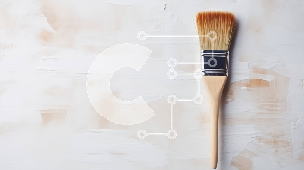 Intra Συλλεκτικό Ξύλινο Παζλ Plywood  4mm - Ξύλινο πινέλο σε άσπρο φόντο Σε Ξύλινο Κουτί - Διαστάσεις Puzzle: 10x10 cm – 25 κομμάτια