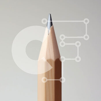 Intra Συλλεκτικό Ξύλινο Παζλ Plywood  4mm - Αιχμηρή εικόνα με μολύβι Σε Ξύλινο Κουτί - Διαστάσεις: 10x10 cm – 25 κομμάτια - Image 1