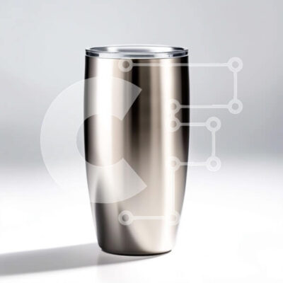 Intra Συλλεκτικό Ξύλινο Παζλ Plywood  4mm - Μοντέρνο ποτήρι από ανοξείδωτο ατσάλι με μεταλλικό φινίρισμα Σε Ξύλινο Κουτί - Διαστάσεις: 10x10 cm – 25 κομμάτια - Image 1