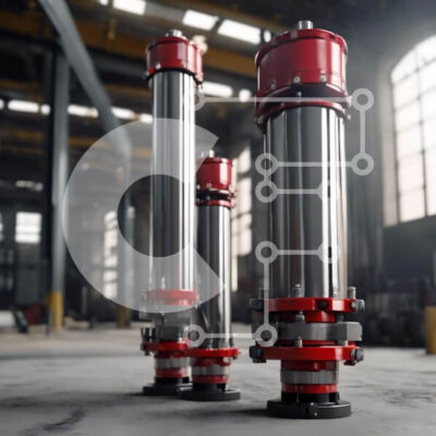 Intra Συλλεκτικό Ξύλινο Παζλ Plywood  4mm - Κόκκινες και ασημί αντλίες σε βιομηχανικό περιβάλλον Σε Ξύλινο Κουτί - Διαστάσεις: 10x10 cm – 25 κομμάτια - Image 1