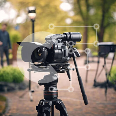 Intra Συλλεκτικό Ξύλινο Παζλ Plywood  4mm - Τρίποδο κάμερας για μαγνητοσκόπηση και εγγραφή Σε Ξύλινο Κουτί - Διαστάσεις Puzzle: 10x10 cm – 25 κομμάτια - Image 1