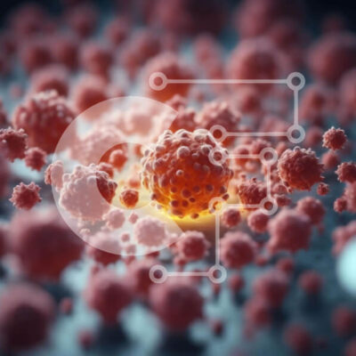 Intra Συλλεκτικό Ξύλινο Παζλ Plywood  4mm - Puzzle με Θέμα Abstract Representation of Cellular Structures Σε Ξύλινο Κουτί - Διαστάσεις Puzzle: 10x10 cm – 25 κομμάτια - Image 1