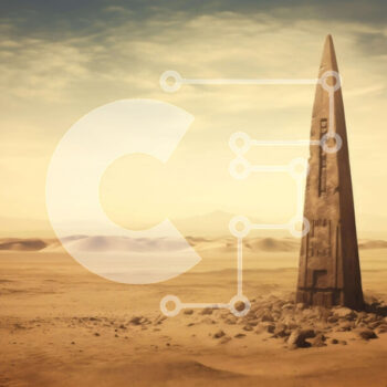 Intra Συλλεκτικό Ξύλινο Παζλ Plywood  4mm - Μνημείο οβελίσκου στο τοπίο της ερήμου Σε Ξύλινο Κουτί - Διαστάσεις Puzzle: 10x10 cm – 25 κομμάτια - Image 1