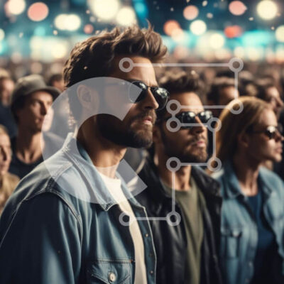 Intra Συλλεκτικό Ξύλινο Παζλ Plywood 4mm - Ομάδα ανδρών που φοράνε γυαλιά ηλίου σε εξωτερικό περιβάλλον Σε Ξύλινο Κουτί - Διαστάσεις Puzzle: 10x10 cm – 25 κομμάτια - Image 1