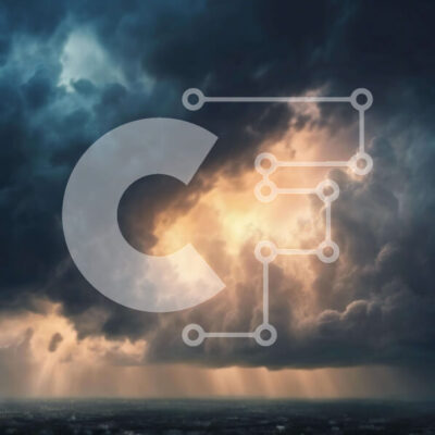 Intra Συλλεκτικό Ξύλινο Παζλ Plywood  4mm - Επικείμενη καταιγίδα με σκοτεινά σύννεφα και φως του ήλιου στον ουρανό Σε Ξύλινο Κουτί - Διαστάσεις Puzzle: 10x10 cm – 25 κομμάτια - Image 1