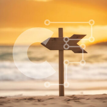 Intra Συλλεκτικό Ξύλινο Παζλ Plywood  4mm - Ξύλινη πινακίδα κατεύθυνσης στην παραλία στο ηλιοβασίλεμα Σε Ξύλινο Κουτί - Διαστάσεις Puzzle: 10x10 cm – 25 κομμάτια - Image 1