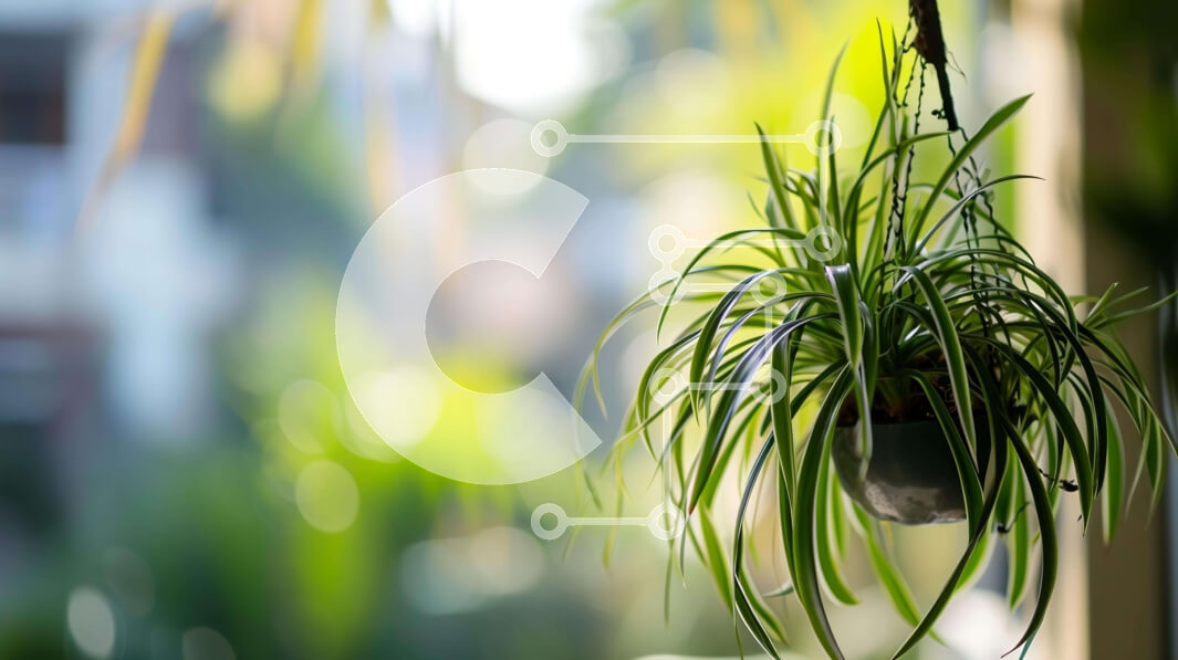 Intra Συλλεκτικό Ξύλινο Παζλ Plywood  4mm - Υγιές φυτό σε γλάστρα που κρέμεται από το περβάζι του παραθύρου Σε Ξύλινο Κουτί - Διαστάσεις Puzzle: 10x10 cm – 25 κομμάτια