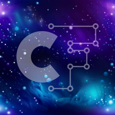 Intra Συλλεκτικό Ξύλινο Παζλ Plywood 4mm - Εκπληκτικό φόντο γαλαξία με αστέρια και νεφελώματα σε μωβ και μπλε Σε Ξύλινο Κουτί - Διαστάσεις Puzzle: 10x10 cm – 25 κομμάτια - Image 1