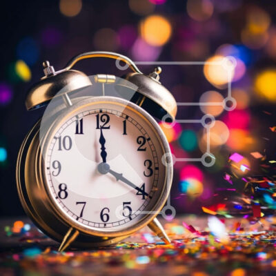 Intra Συλλεκτικό Ξύλινο Παζλ Plywood  4mm - Ξυπνητήρι με πολύχρωμα κομφετί Σε Ξύλινο Κουτί - Διαστάσεις Puzzle: 10x10 cm – 25 κομμάτια - Image 1