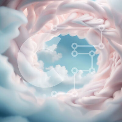 Intra Συλλεκτικό Ξύλινο Παζλ Plywood  4mm - Σαγηνευτική εικόνα μιας δίνης στον ουρανό με τα στροβιλιζόμενα σύννεφα Σε Ξύλινο Κουτί - Διαστάσεις: 10x10 cm – 25 κομμάτια - Image 1