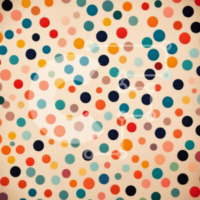 Intra Συλλεκτικό Ξύλινο Παζλ Plywood 4mm - Αφηρημένο μοτίβο πουά σε μπεζ φόντο Σε Ξύλινο Κουτί - Διαστάσεις Puzzle: 10x10 cm – 25 κομμάτια - Image 1