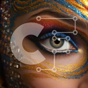 Intra Συλλεκτικό Ξύλινο Παζλ Plywood  4mm - Όμορφη ζωγραφική προσώπου ενός πουλιού σε μια γυναίκα Σε Ξύλινο Κουτί - Διαστάσεις Puzzle: 10x10 cm – 25 κομμάτια