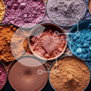 Intra Συλλεκτικό Ξύλινο Παζλ Plywood  4mm - Όμορφη συλλογή από σκιές ματιών σε διαφορετικές αποχρώσεις και υφές Σε Ξύλινο Κουτί - Διαστάσεις Puzzle: 10x10 cm – 25 κομμάτια