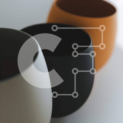 Intra Συλλεκτικό Ξύλινο Παζλ Plywood  4mm - Σετ κομψά κύπελλα για διάφορες χρήσεις Σε Ξύλινο Κουτί - Διαστάσεις: 10x10 cm – 25 κομμάτια - Image 1