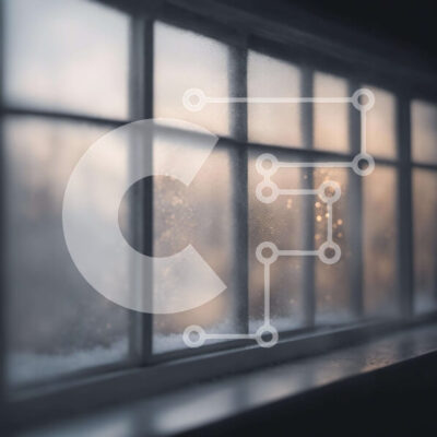 Intra Συλλεκτικό Ξύλινο Παζλ Plywood  4mm - Προβολή χιονιού παραθύρου Σε Ξύλινο Κουτί - Διαστάσεις Puzzle: 10x10 cm – 25 κομμάτια - Image 1