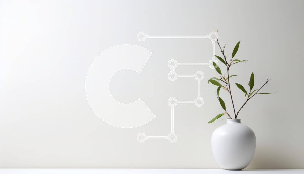 Intra Συλλεκτικό Ξύλινο Παζλ Plywood 4mm - Πράσινο φυτό σε λευκό βάζο Σε Ξύλινο Κουτί - Διαστάσεις: 10x10 cm – 25 κομμάτια - Image 1