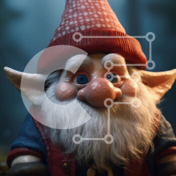 Intra Συλλεκτικό Ξύλινο Παζλ Plywood 4mm - Mysterious Gnome με φανάρι στο Enchanted Forest Clearing Σε Ξύλινο Κουτί - Διαστάσεις: 10x10 cm – 25 κομμάτια - Image 1
