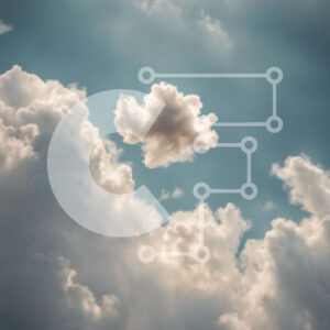 Intra Συλλεκτικό Ξύλινο Παζλ Plywood  4mm - Συννεφιασμένος ουρανός με πουλιά που πετούν Σε Ξύλινο Κουτί - Διαστάσεις: 10x10 cm – 25 κομμάτια