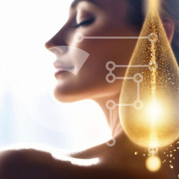 Intra Συλλεκτικό Ξύλινο Παζλ Plywood  4mm - Γυναίκα με χρυσή σταγόνα στο λαιμό της Σε Ξύλινο Κουτί - Διαστάσεις Puzzle: 10x10 cm – 25 κομμάτια - Image 1