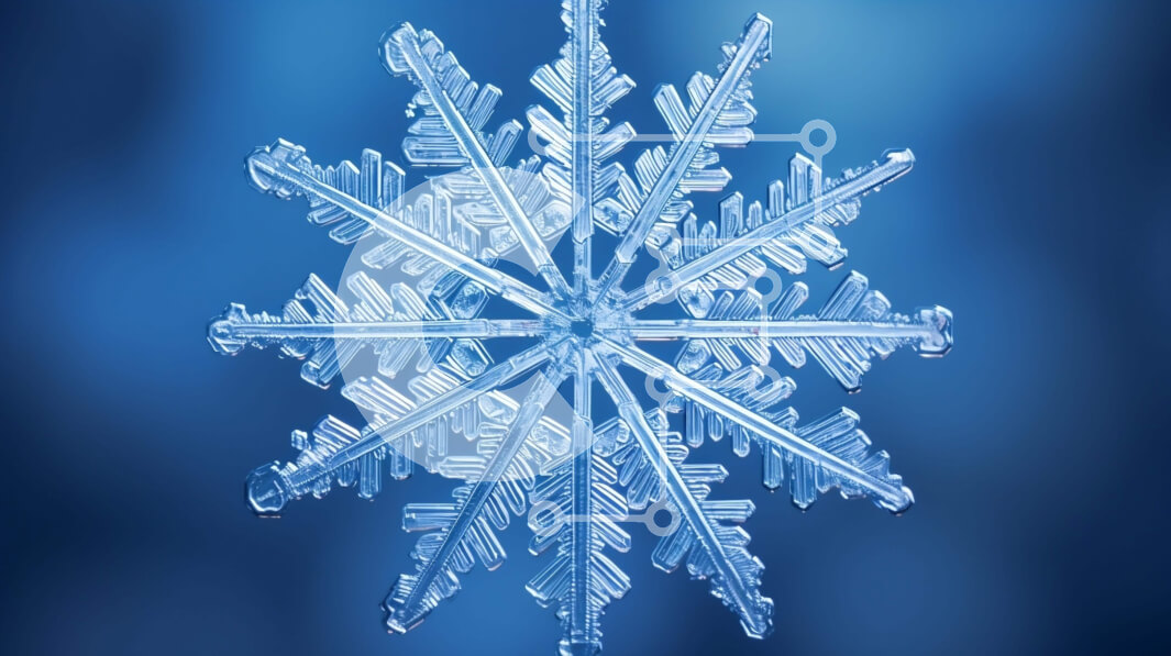 Intra Συλλεκτικό Ξύλινο Παζλ Plywood  4mm - Snowflake - A Frozen Beauty Σε Ξύλινο Κουτί - Διαστάσεις: 10x10 cm – 25 κομμάτια