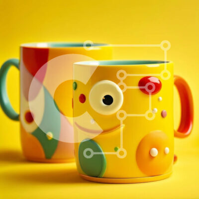 Intra Συλλεκτικό Ξύλινο Παζλ Plywood 4mm - Διασκεδαστικές και ζωντανές κούπες με μοναδικά σχέδια Σε Ξύλινο Κουτί - Διαστάσεις: 10x10 cm – 25 κομμάτια - Image 1