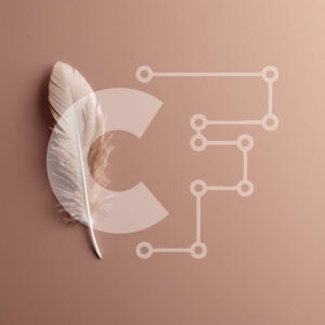 Intra Συλλεκτικό Ξύλινο Παζλ Plywood  4mm - Όμορφη εικόνα ενός λευκού φτερού σε ανοιχτό μπεζ φόντο Σε Ξύλινο Κουτί - Διαστάσεις: 10x10 cm – 25 κομμάτια