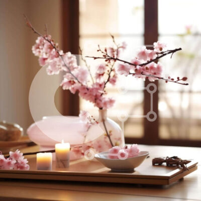 Intra Συλλεκτικό Ξύλινο Παζλ Plywood 4mm - Επιτραπέζιο με κηροπήγια, λουλούδια και ψωμί Σε Ξύλινο Κουτί - Διαστάσεις Puzzle: 10x10 cm – 25 κομμάτια - Image 1