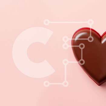 Intra Συλλεκτικό Ξύλινο Παζλ Plywood  4mm - Μπάρα σοκολάτας σε σχήμα καρδιάς σε υπόλευκο φόντο Σε Ξύλινο Κουτί - Διαστάσεις Puzzle: 10x10 cm – 25 κομμάτια - Image 1