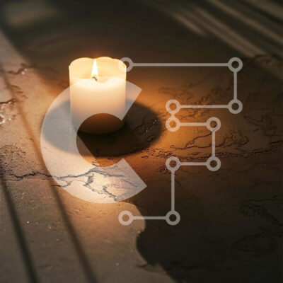 Intra Συλλεκτικό Ξύλινο Παζλ Plywood  4mm - Λαμπερό κερί και αφηρημένος χάρτης Σε Ξύλινο Κουτί - Διαστάσεις Puzzle: 10x10 cm – 25 κομμάτια - Image 1