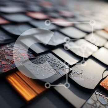 Intra Συλλεκτικό Ξύλινο Παζλ Plywood  4mm - Παλιά και ξεπερασμένα έρπητα ζωστήρα στέγης από κοντά Σε Ξύλινο Κουτί - Διαστάσεις Puzzle: 10x10 cm – 25 κομμάτια - Image 1